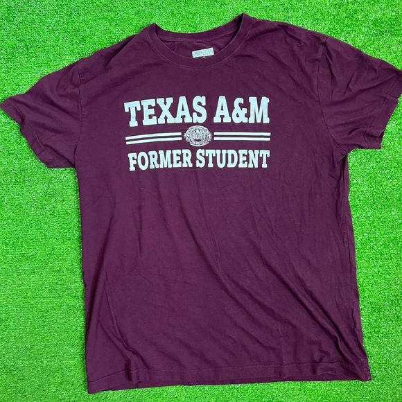 Texas A&M Alumni Shirt 2XL Class Ring "former Student" T Shirt EUC Graduation - Picture 1 of 4